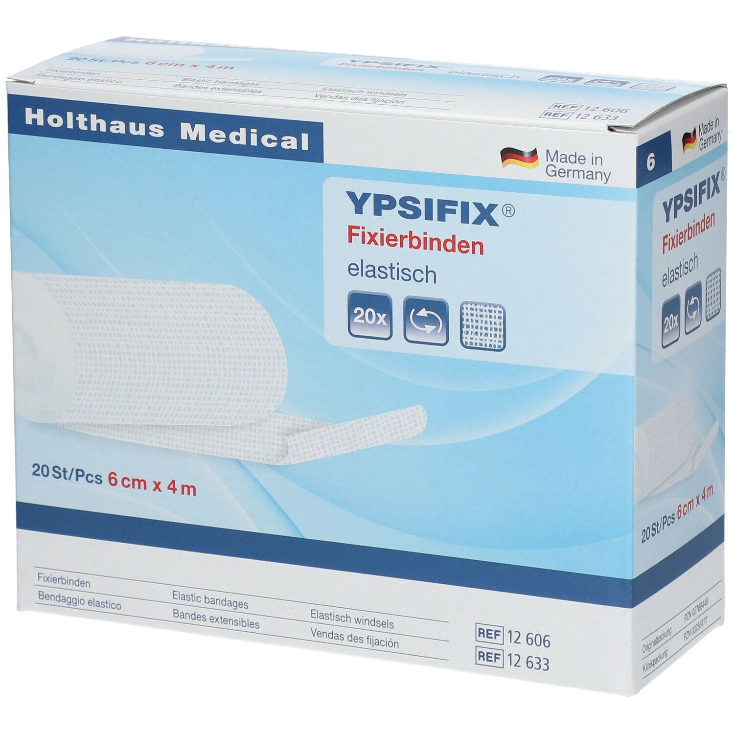 Fixierbinde Ypsifix elastisch 6 cm x 4 m lose