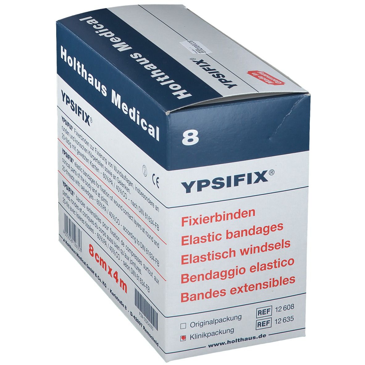 YPSIFIX® Fixierbinden elastisch 8 cm x 4 m lose