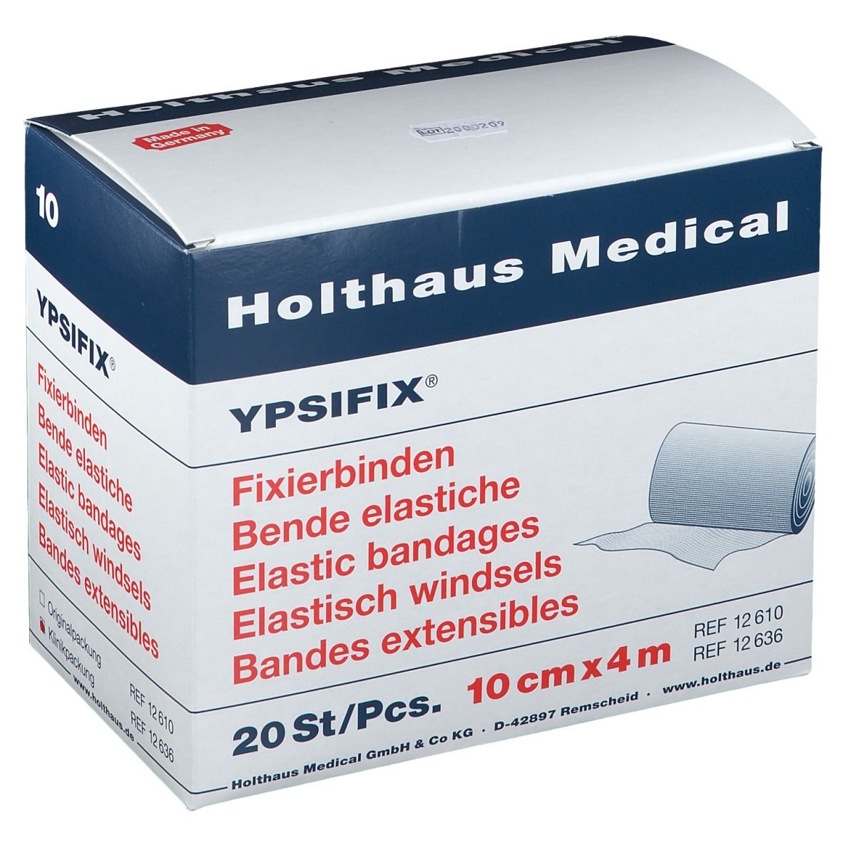 YPSIFIX® Fixierbinden elastisch 10 cm x 4 m