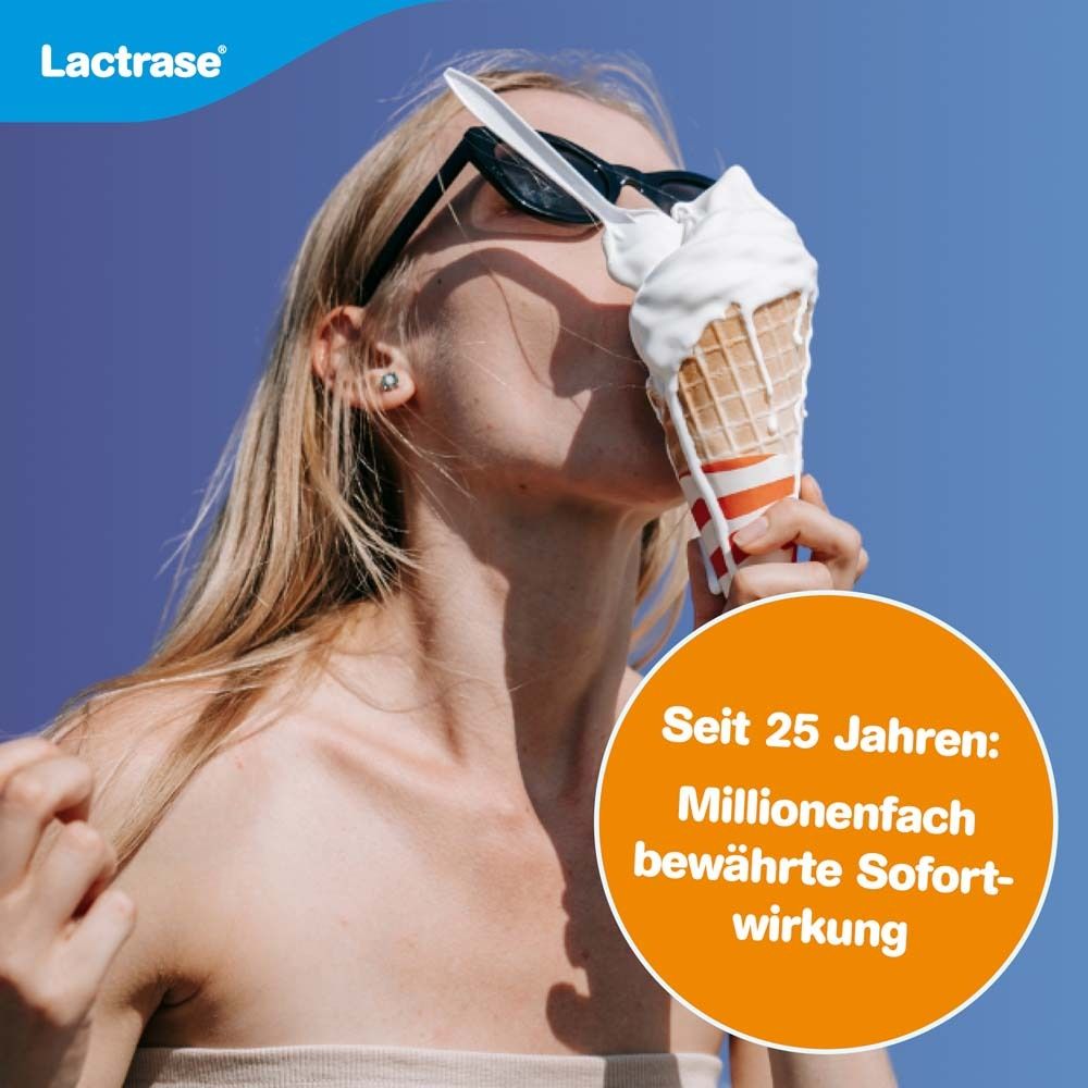 Lactrase® 3,300 - Laktase Kapseln bei Laktoseintoleranz (vegetarisch)