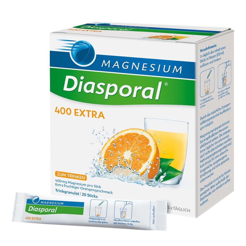 Magnesium Diasporal 400 Extra Trinkgranulat 20 St Granulat