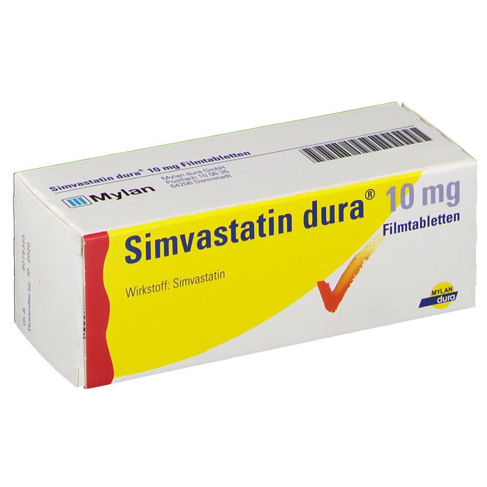 Simvastatin dura® 10 mg 50 St mit dem ERezept kaufen Shop Apotheke