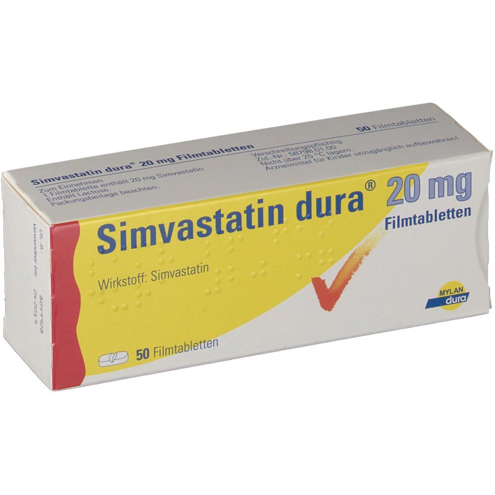 Simvastatin dura® 20 mg