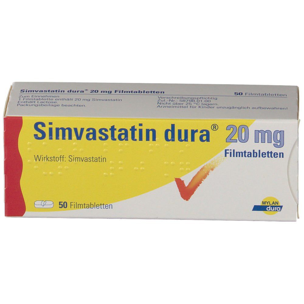 Simvastatin dura® 20 mg