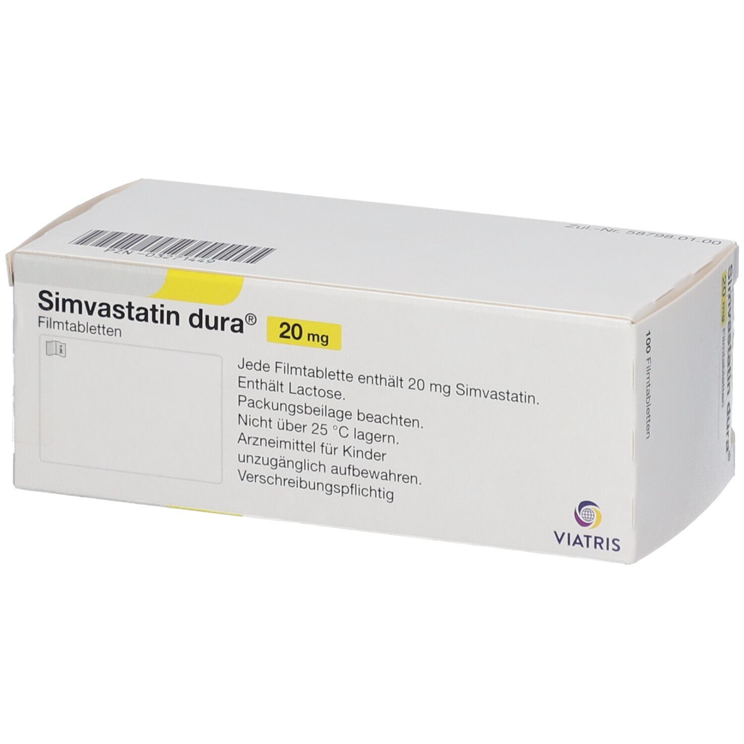 Simvastatin dura® 20 mg