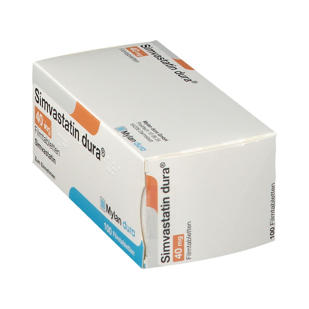 Simvastatin dura 40 mg Filmtabletten 100 St