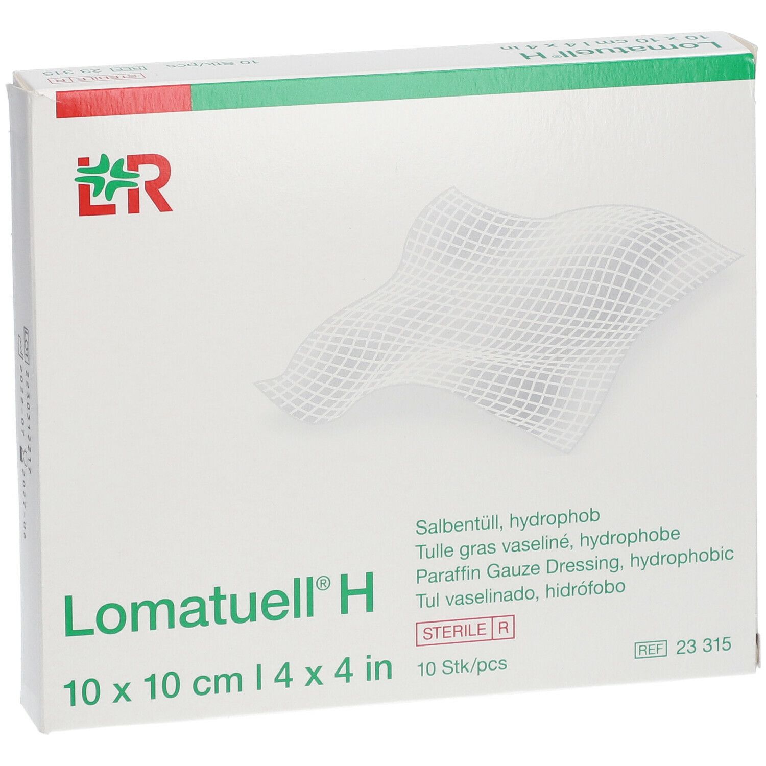 Lomatuell® H 10 cm x 10 cm steril 10 St - Shop Apotheke