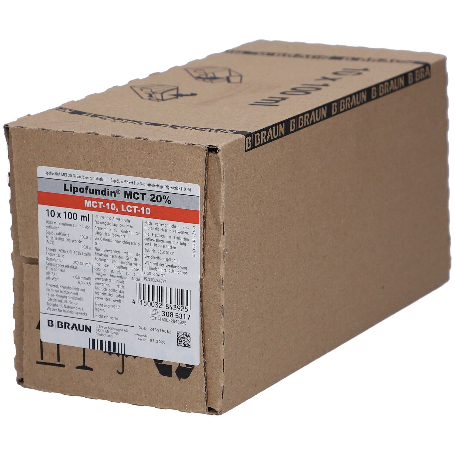 LIPOFUNDIN MCT 20% Glas