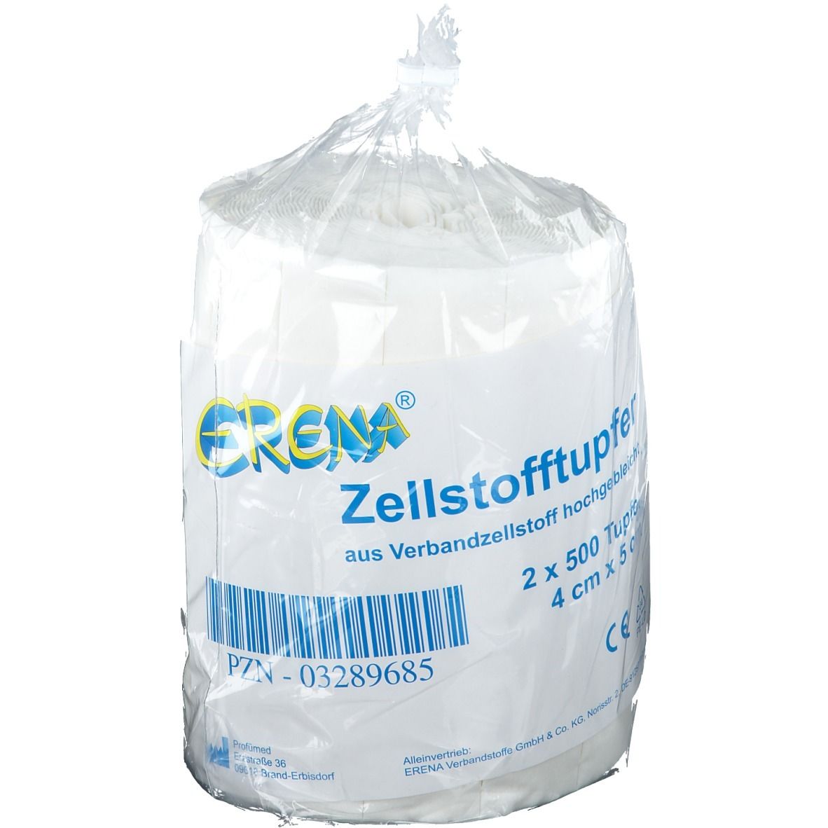 Erena® Zellstofftupfer 4 x 5 cm