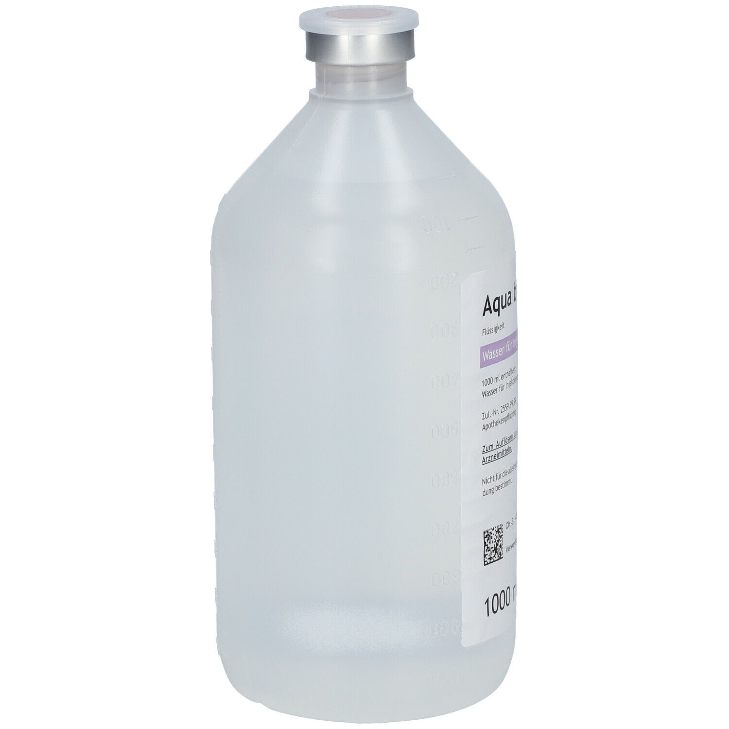 Aqua Bidest Plastik 6x1000 ml Infusionslösung