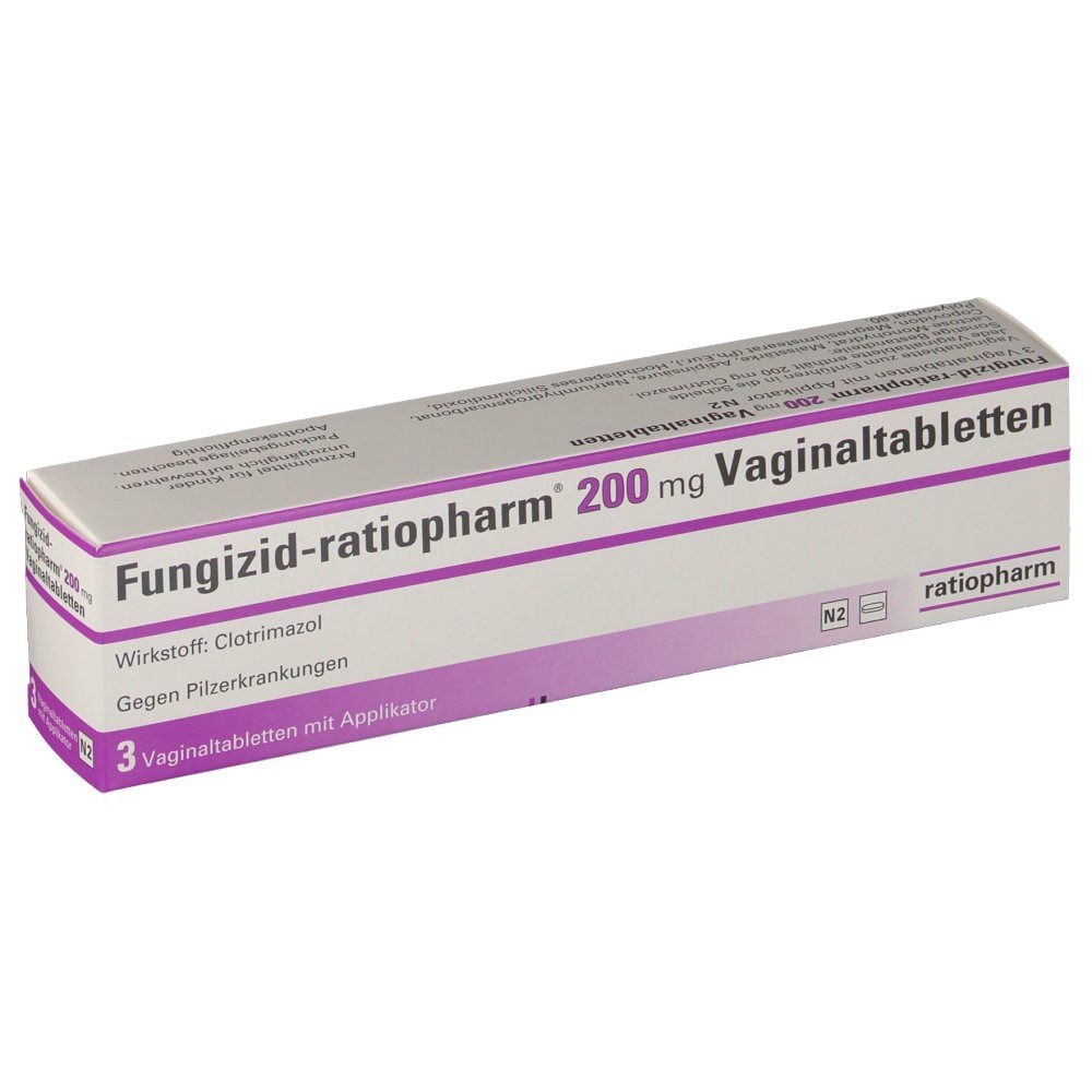 Fungizid-ratiopharm® 200 Vaginaltabletten