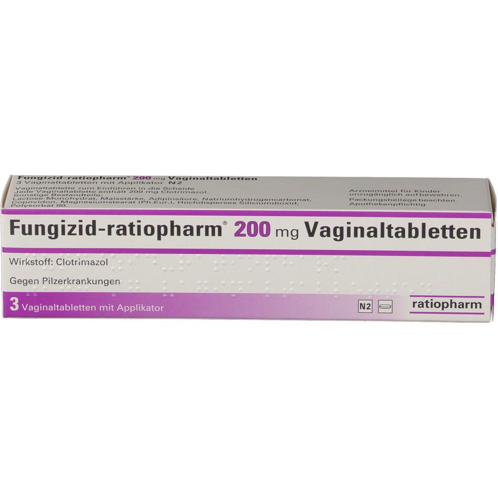 Fungizid-ratiopharm® 200 Vaginaltabletten