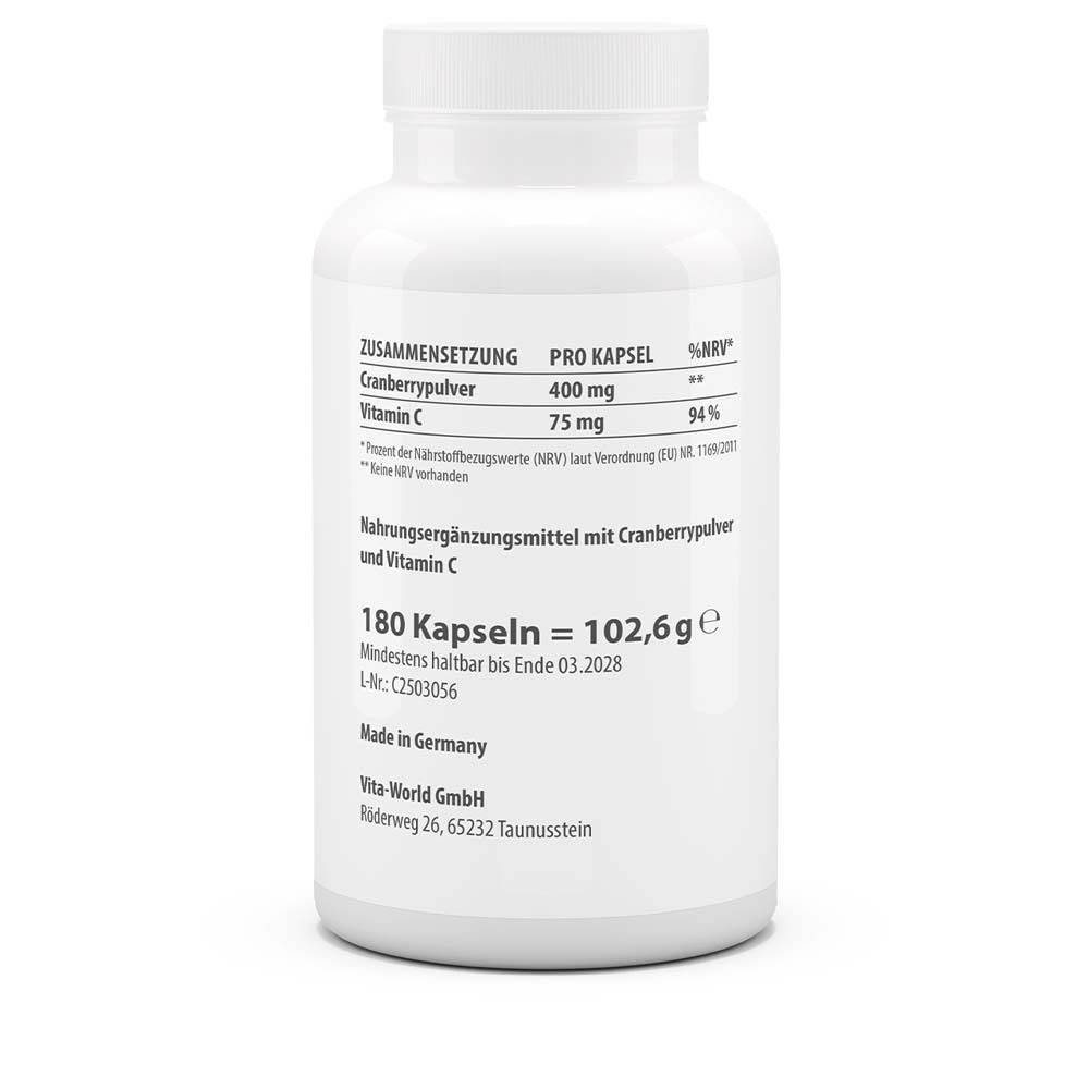 Cranberry Plus C 400 mg