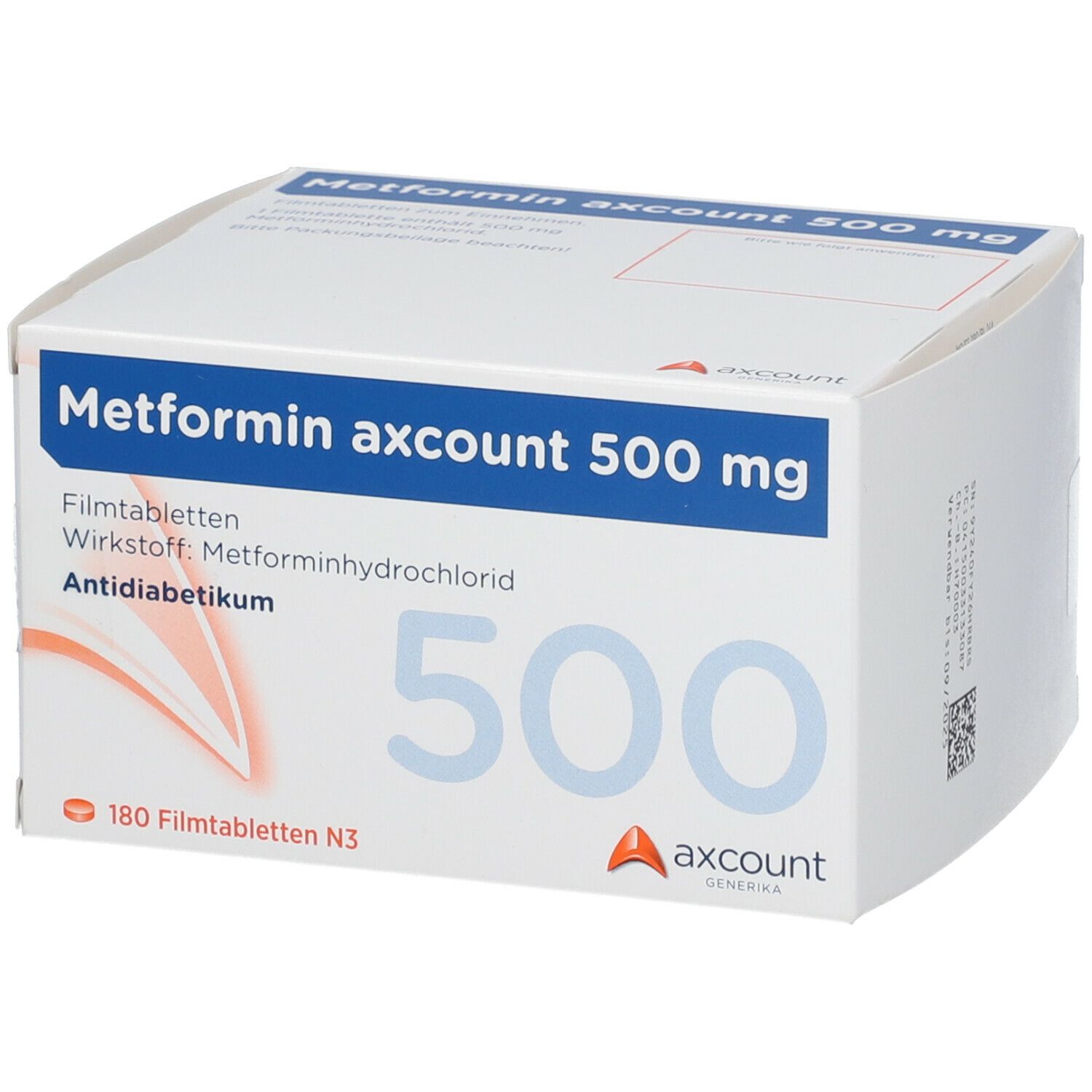 Metformin 500 mg 180 stück preis