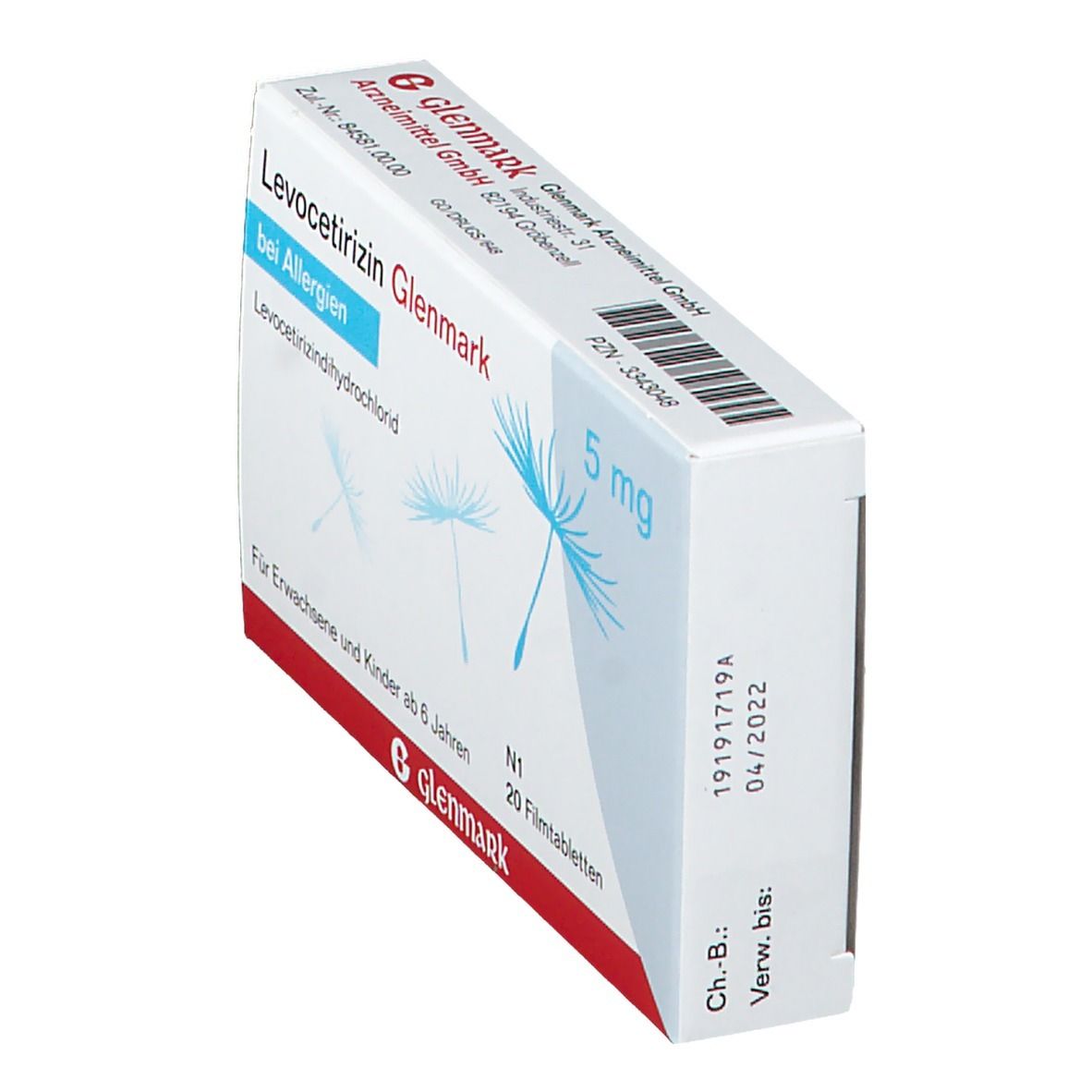 Levocetirizin Glenmark 5 mg Filmtabletten