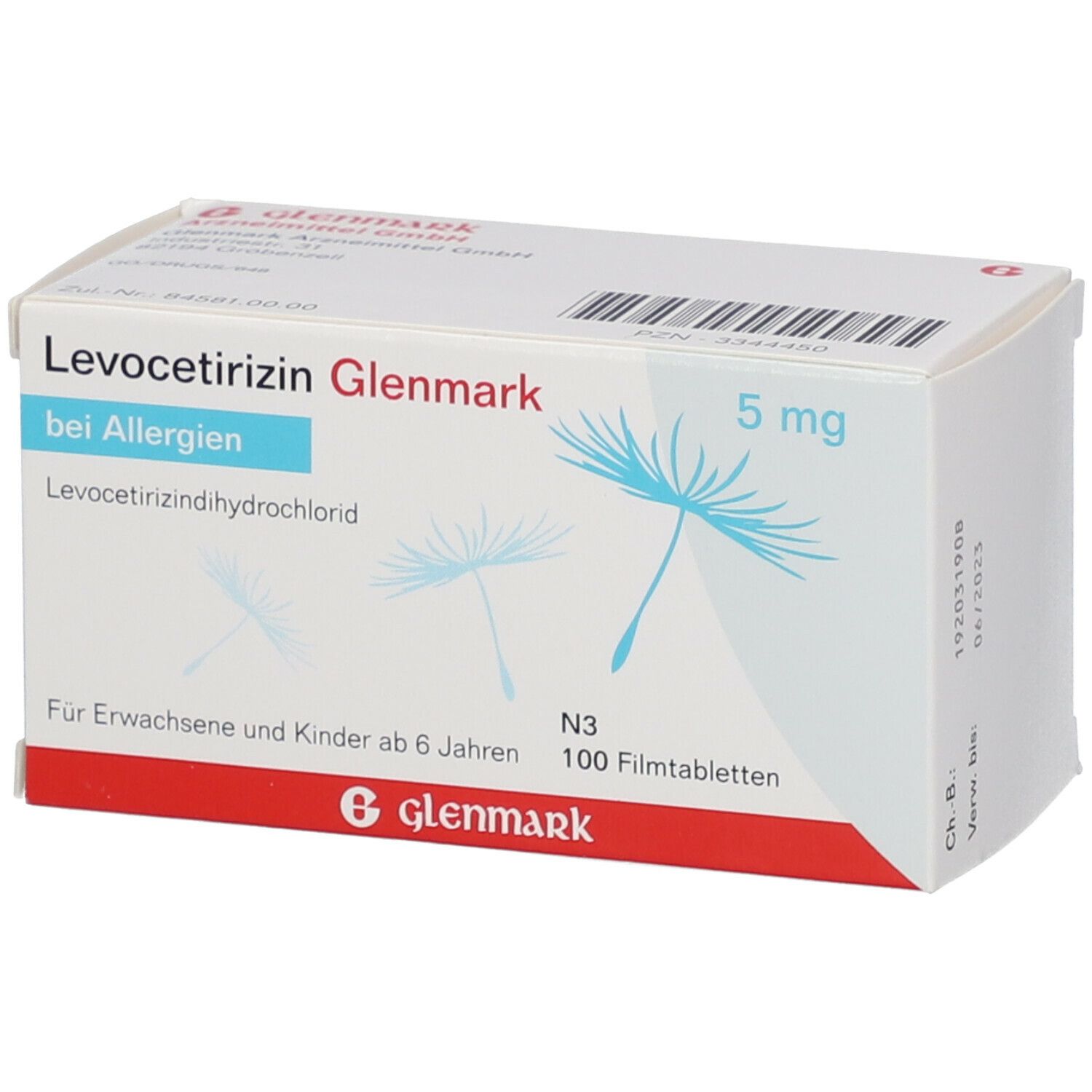 Levocetirizin Glenmark 5 mg Filmtabletten