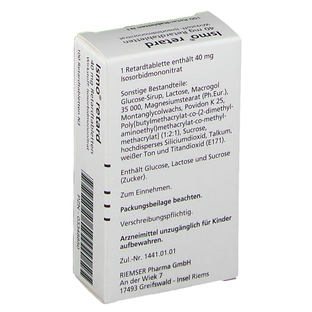 Ismo® retard 40 mg