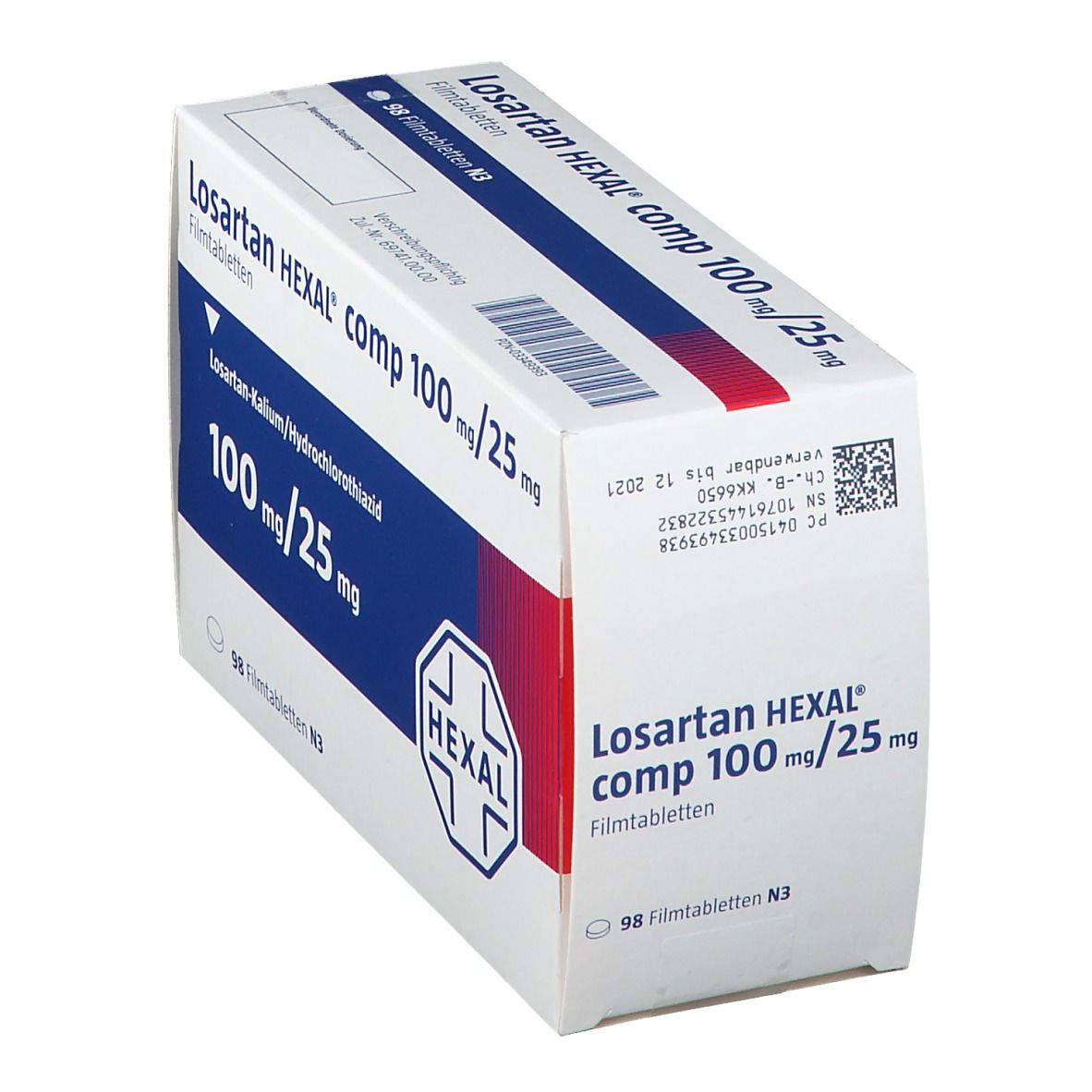 Losartan HEXAL® comp 100 mg/25 mg