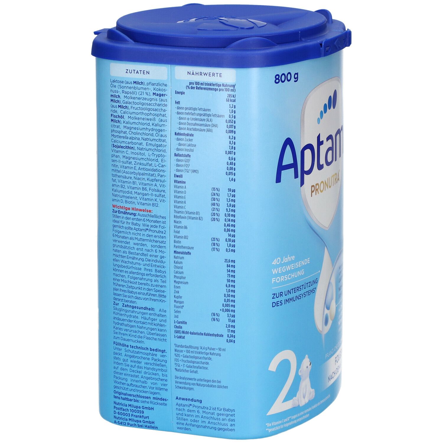 Aptamil® Pronutra 2 Folgemilch ab dem 6. Monat
