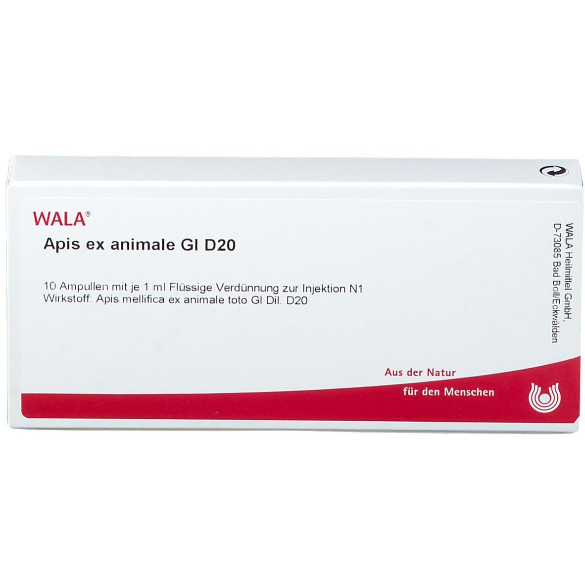 WALA® Apis Ex Animale Gl D 20 Ampullen
