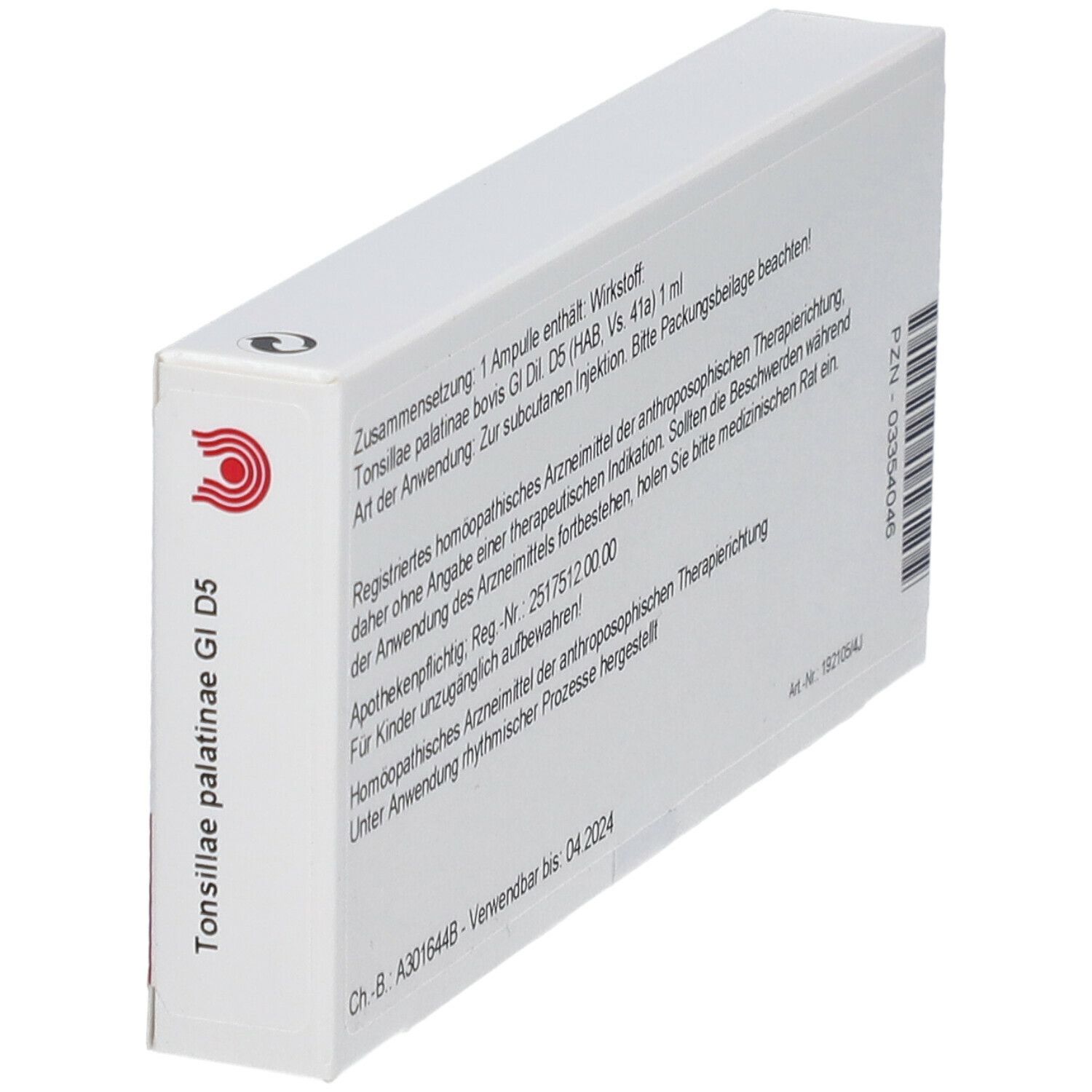 WALA® Tonsillae palatinae Gl D 5