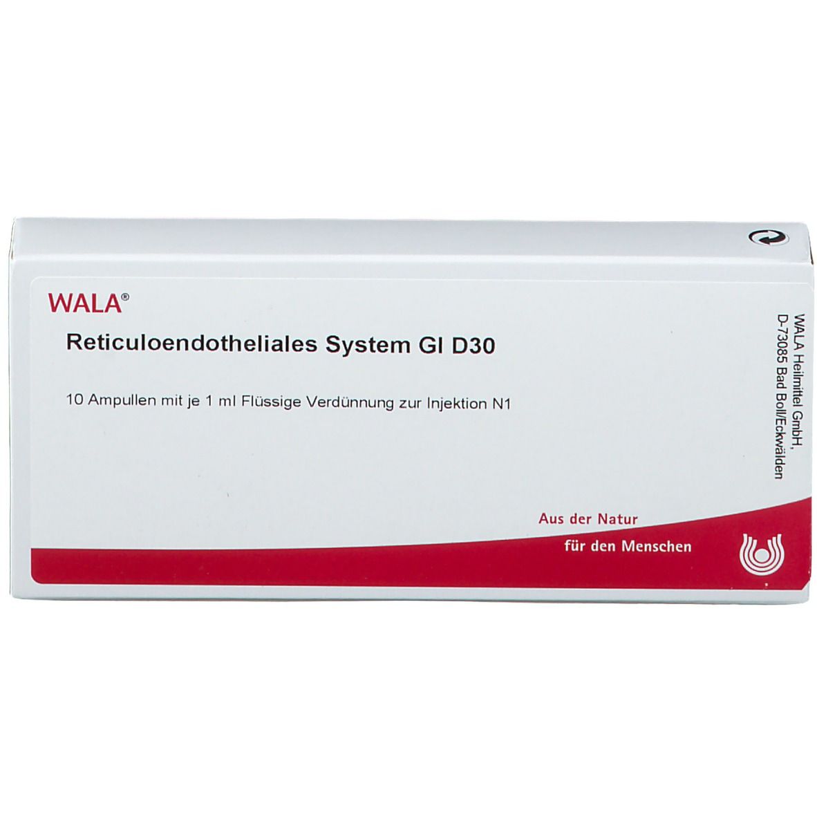 WALA® Reticuloendotheliales System Gl D30