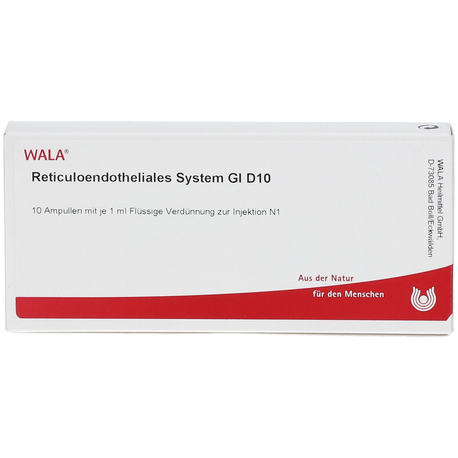 WALA® Reticuloendotheliales System Gl D10