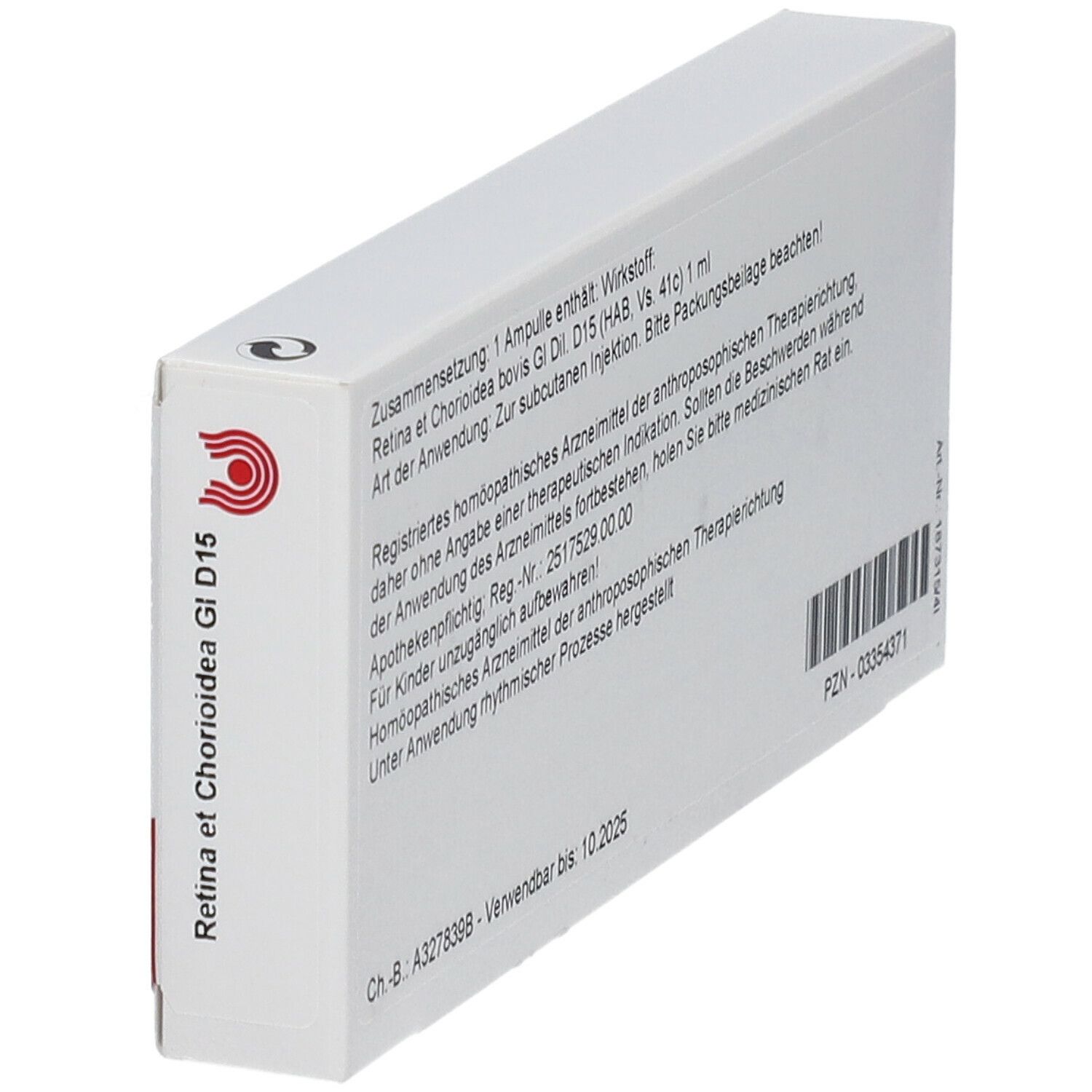 WALA® Retina et Chorioidea Gl D 15