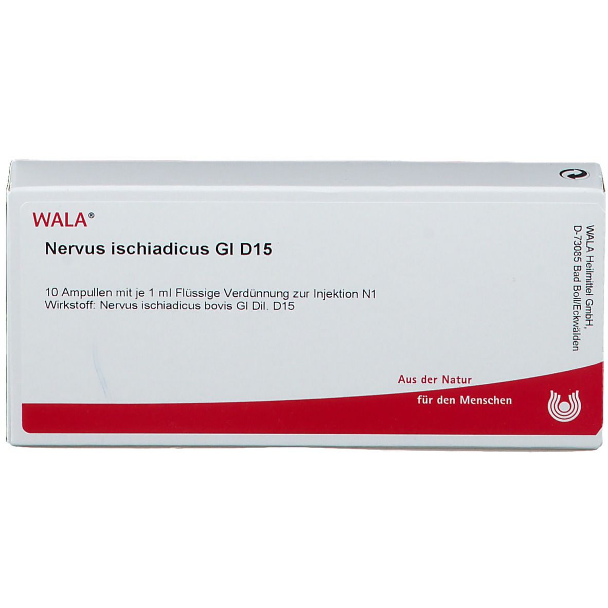 WALA® Nervus Ischiadicus Gl D 15 Ampullen