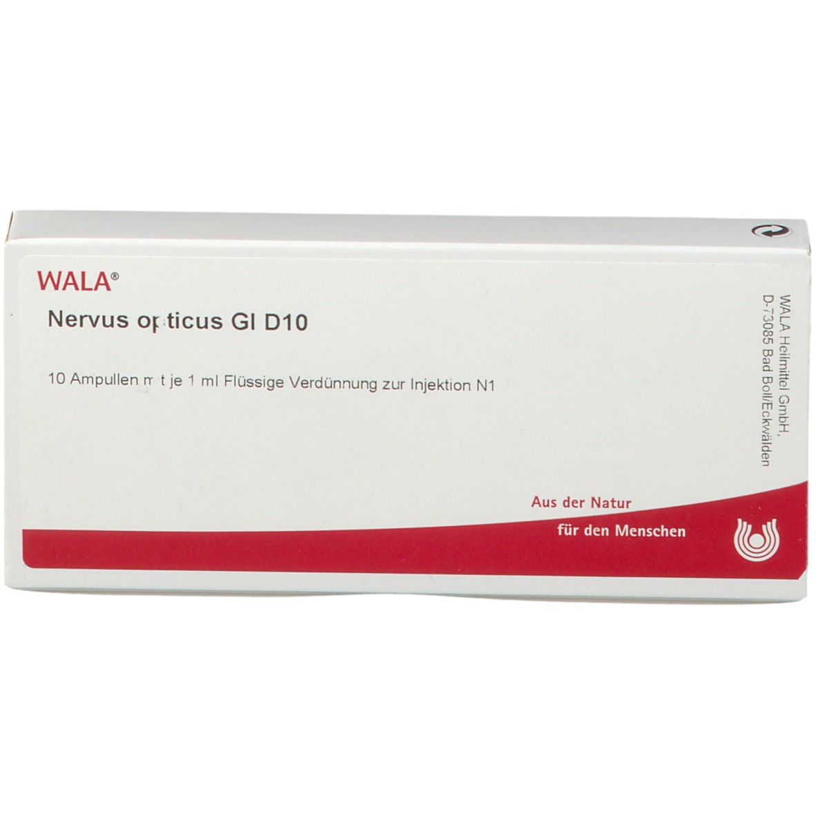 WALA® Nervus opticus Gl D 10