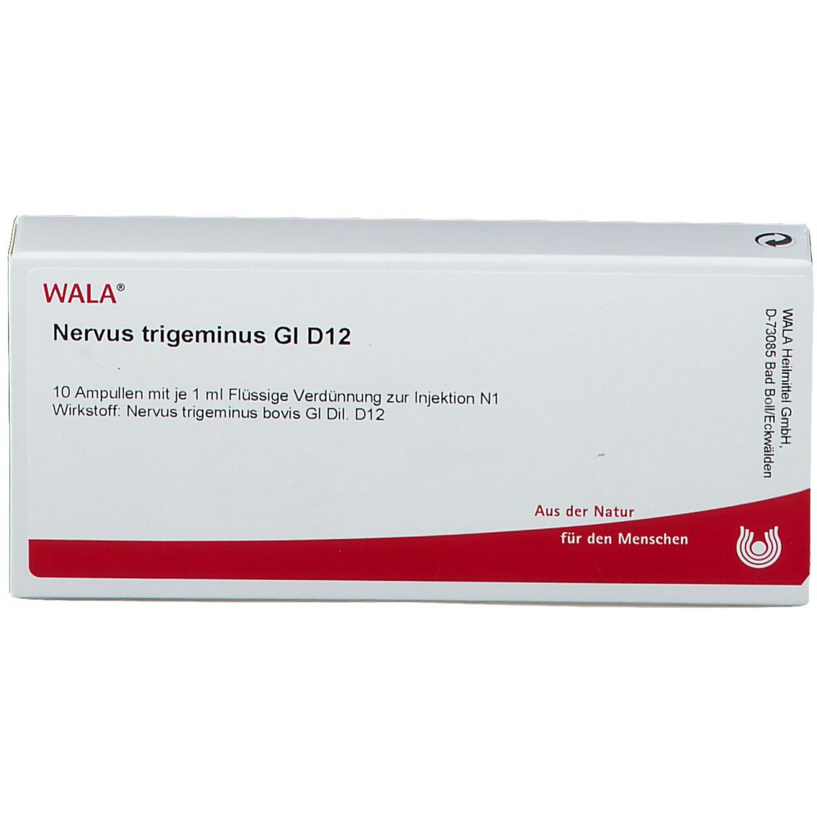 WALA® Nervus Trigeminus Gl D 12 Amp.