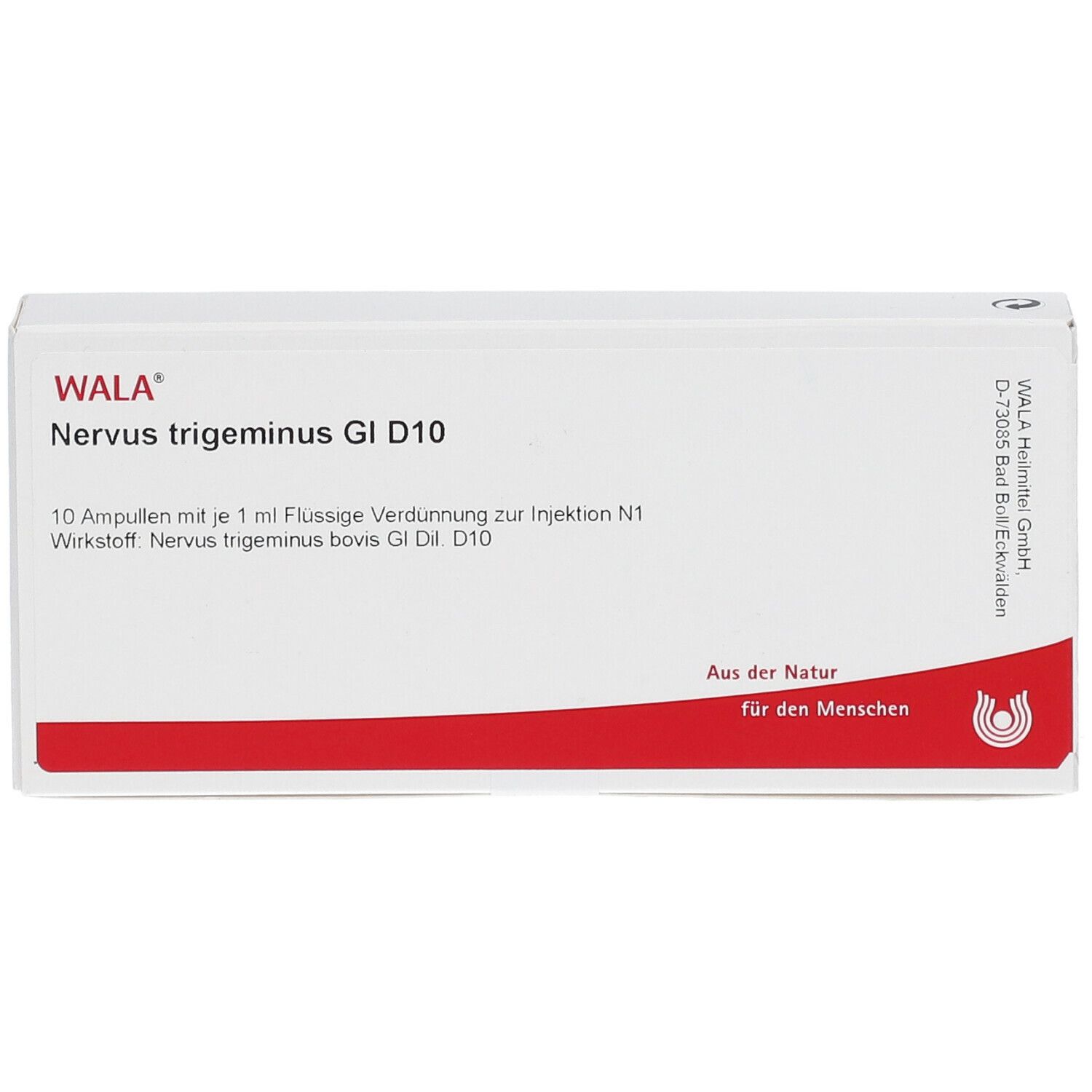 WALA® Nervus Trigeminus Gl D 10 Amp.