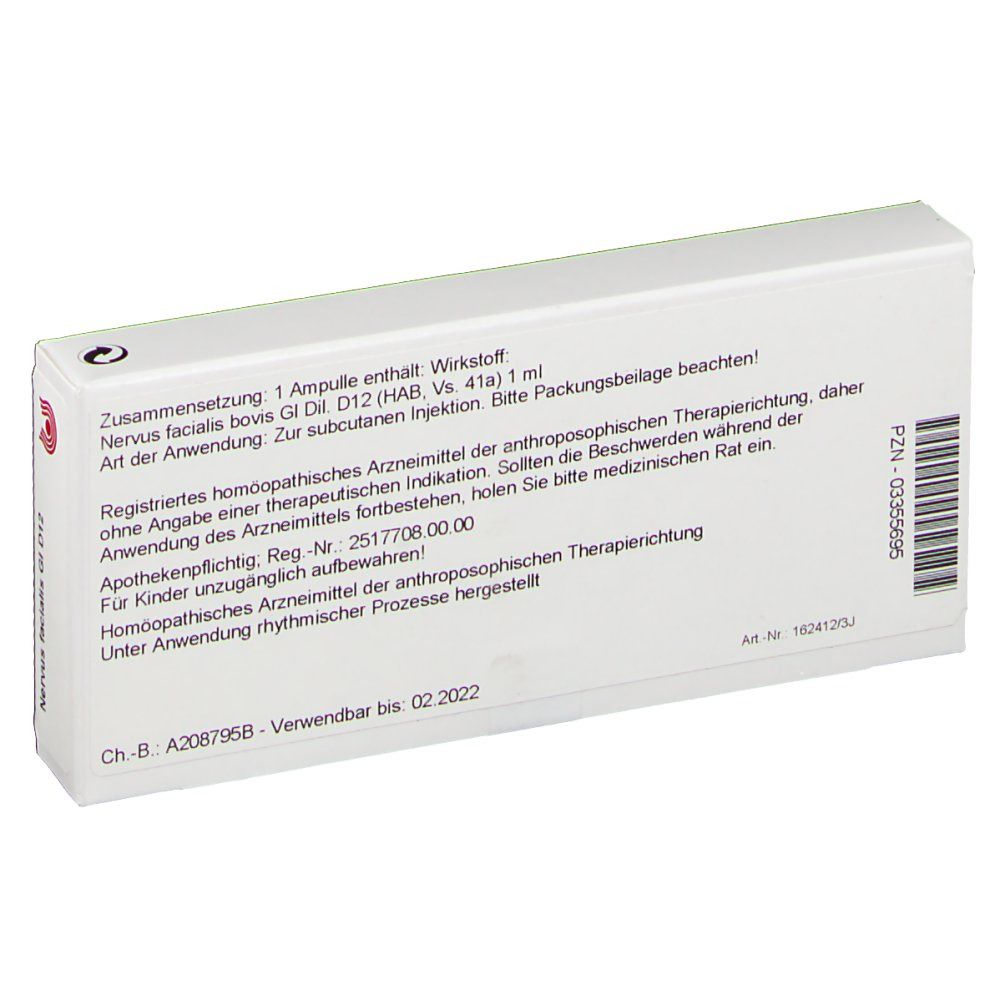 WALA® Nervus facialis Gl D 12