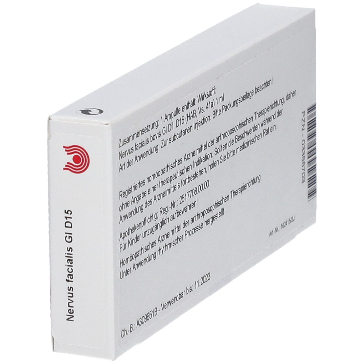 WALA® Nervus facialis Gl D 15
