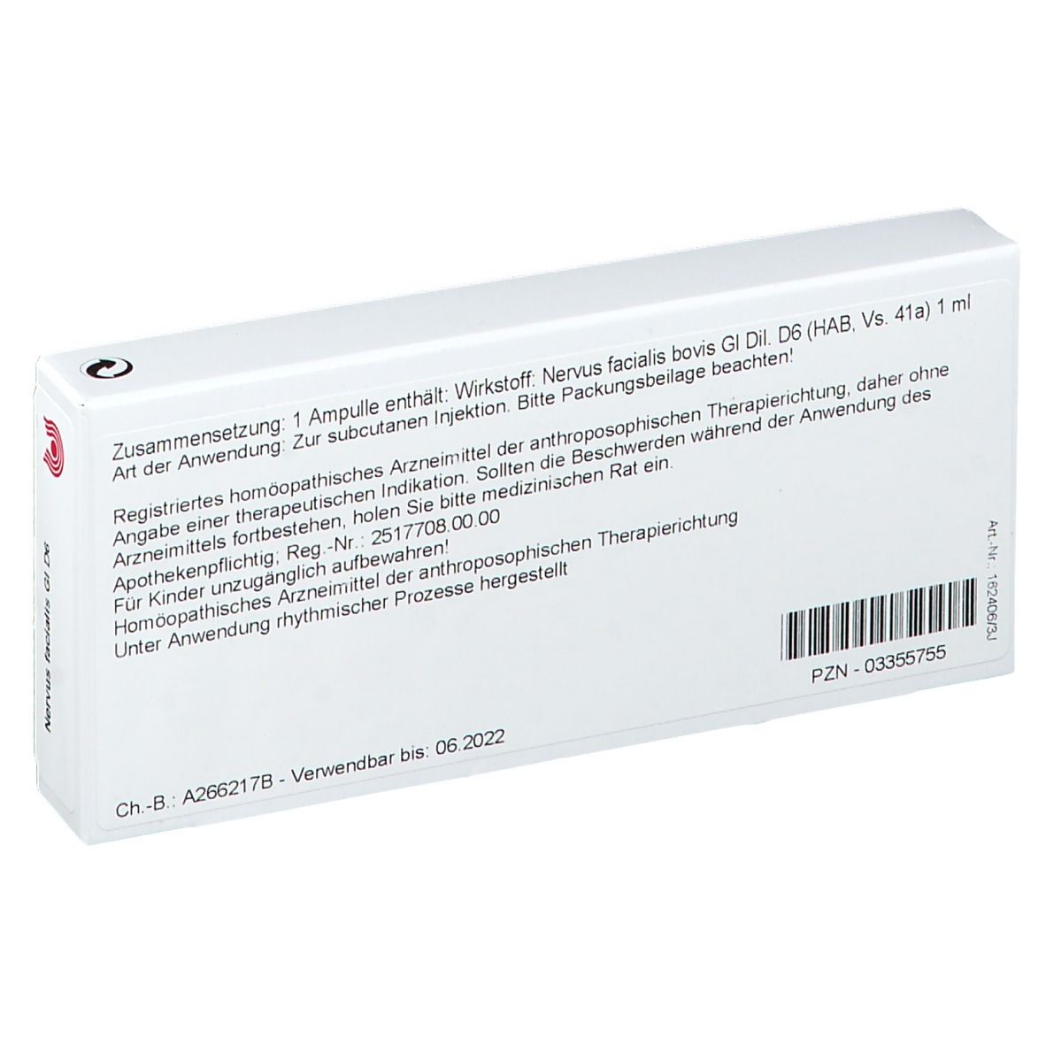 WALA® Nervus facialis Gl D 6