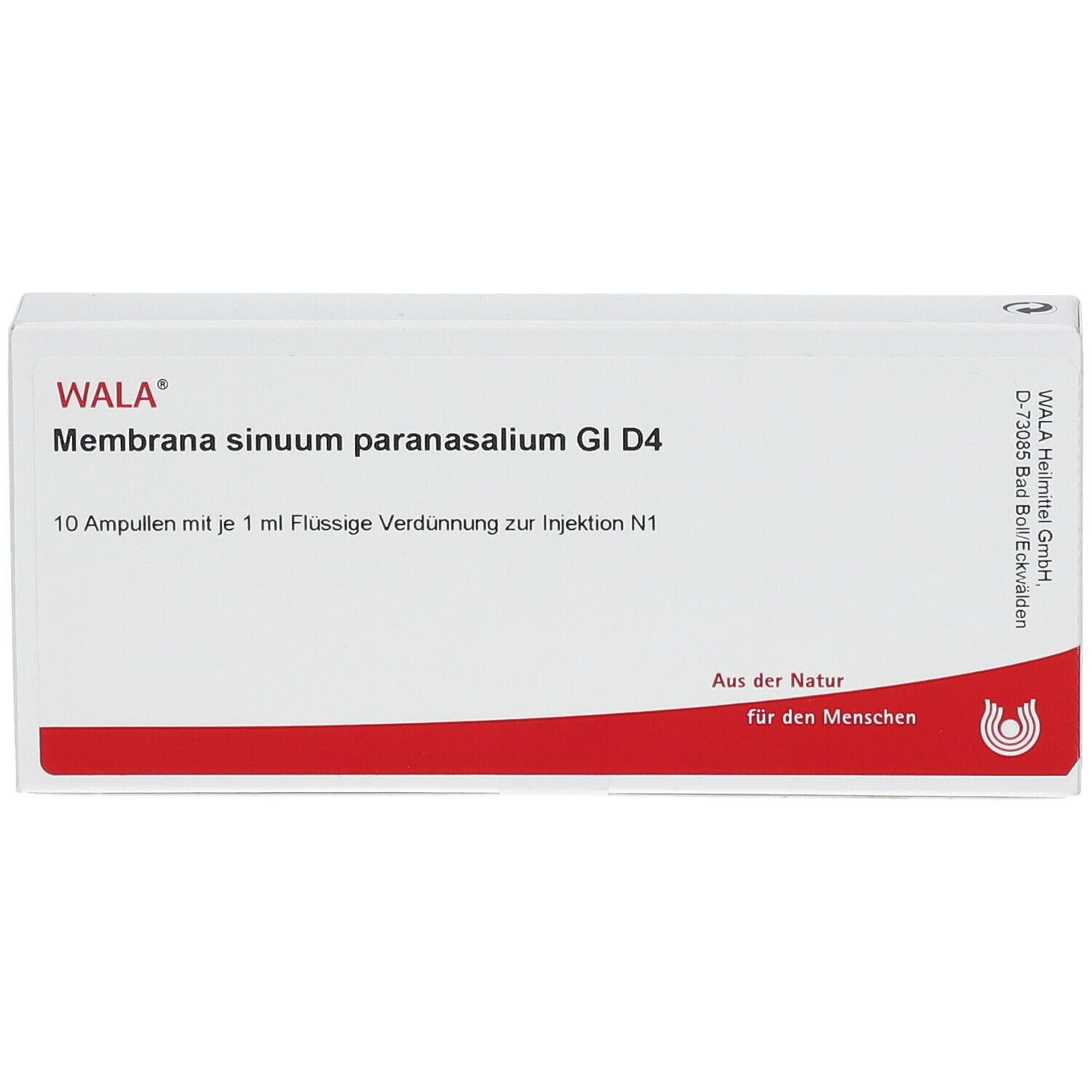 WALA® Membrana sinuum paranasalium Gl D 4