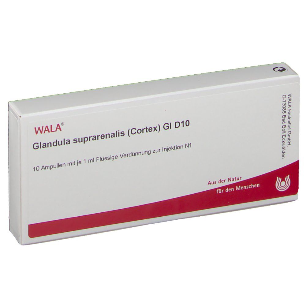 WALA® Glandula suprarenalis cortex Gl D 10