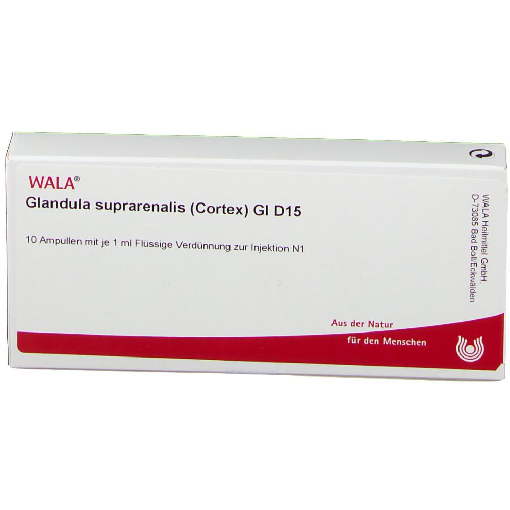 WALA® Glandula suprarenalis cortex Gl D 15