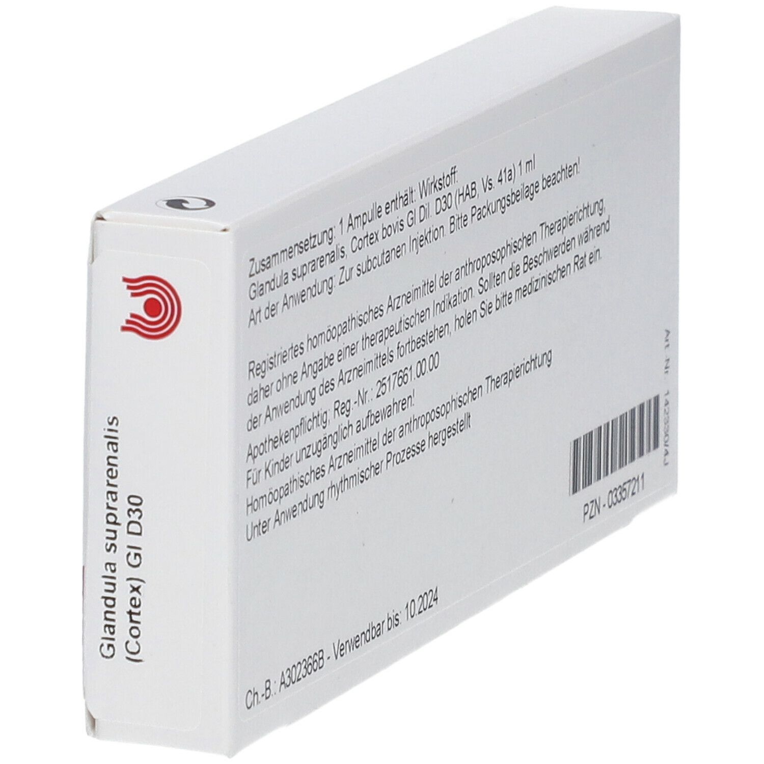 WALA® Glandula suprarenalis Cortex Gl D 30