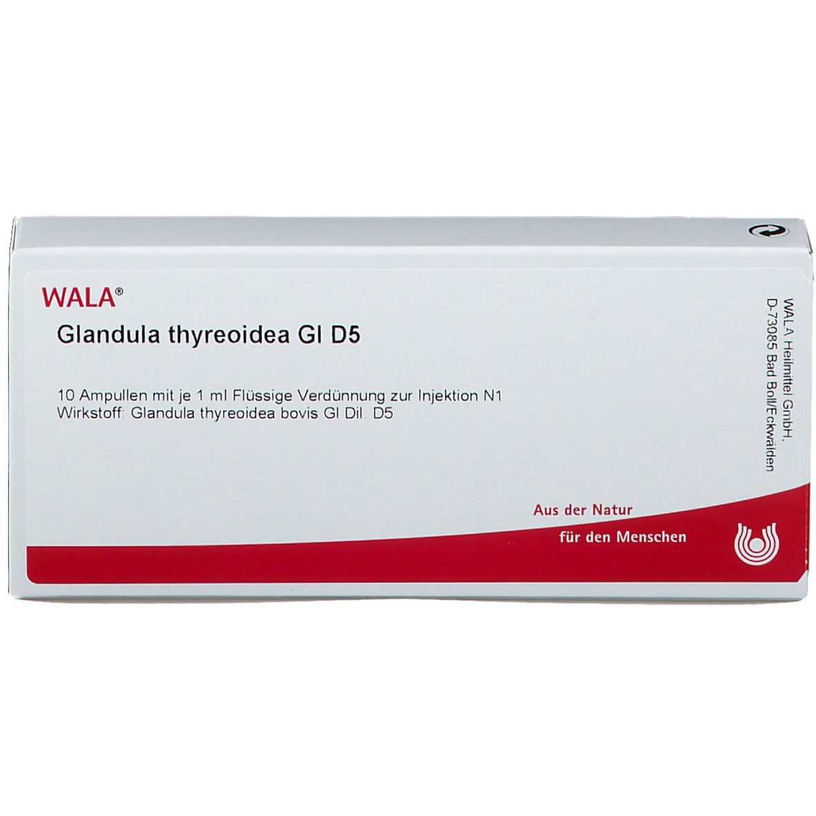 Wala® Glandula Thyreoidea Gl D 5 Ampullen