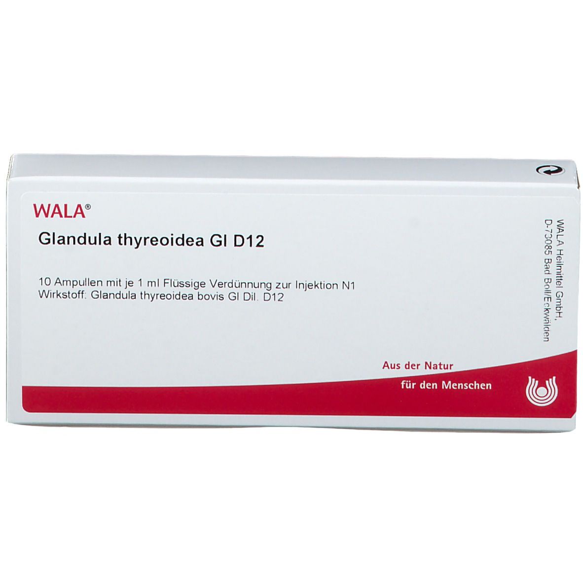 WALA® Glandula Thyreoidea Gl D 12 Amp.