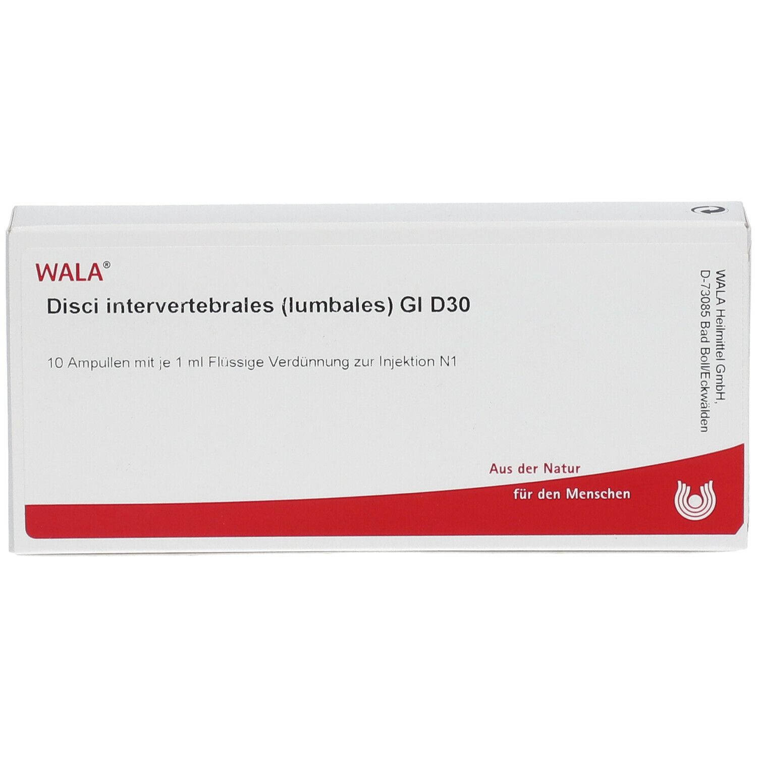 WALA® Disci intervertebrales lumbales Gl D 30