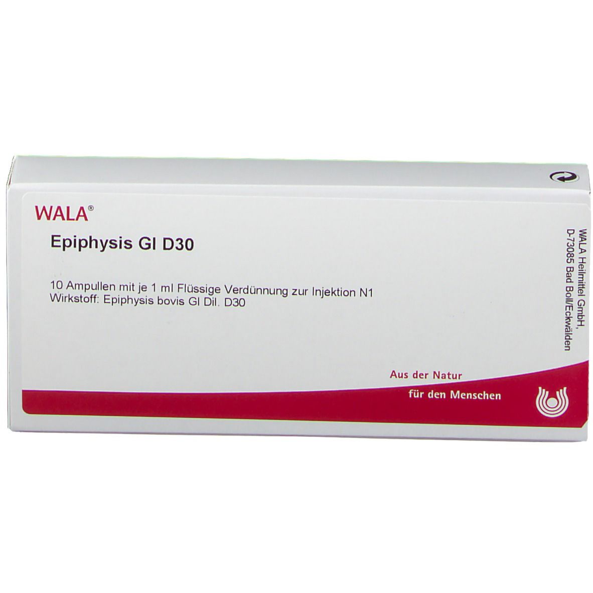 WALA® Epiphysis Gl D 30 Ampullen