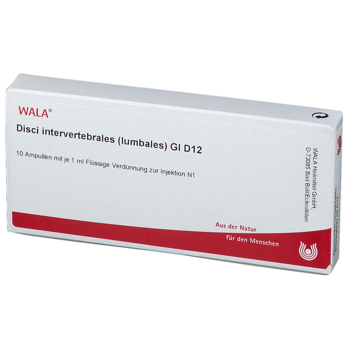 WALA® Disci Intervertebrales lumbales Gl D 12