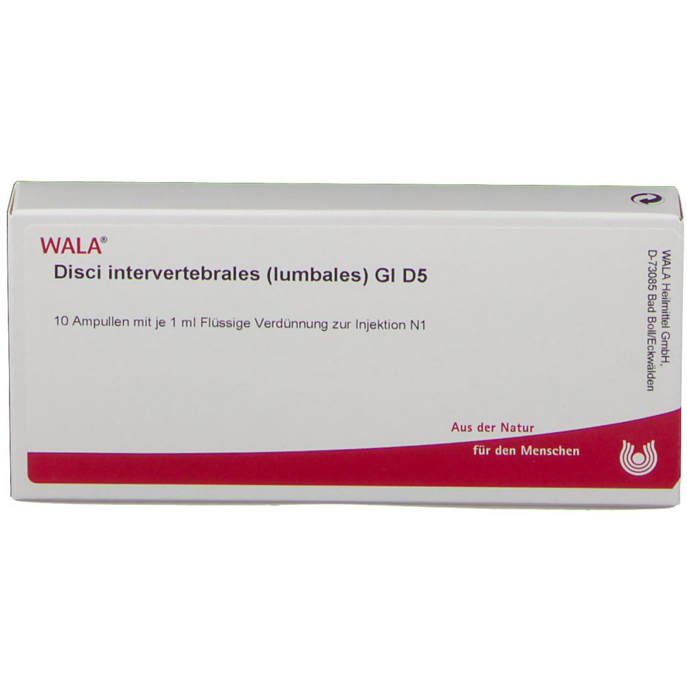 WALA® Disci intervertebrales lumbales Gl D 5