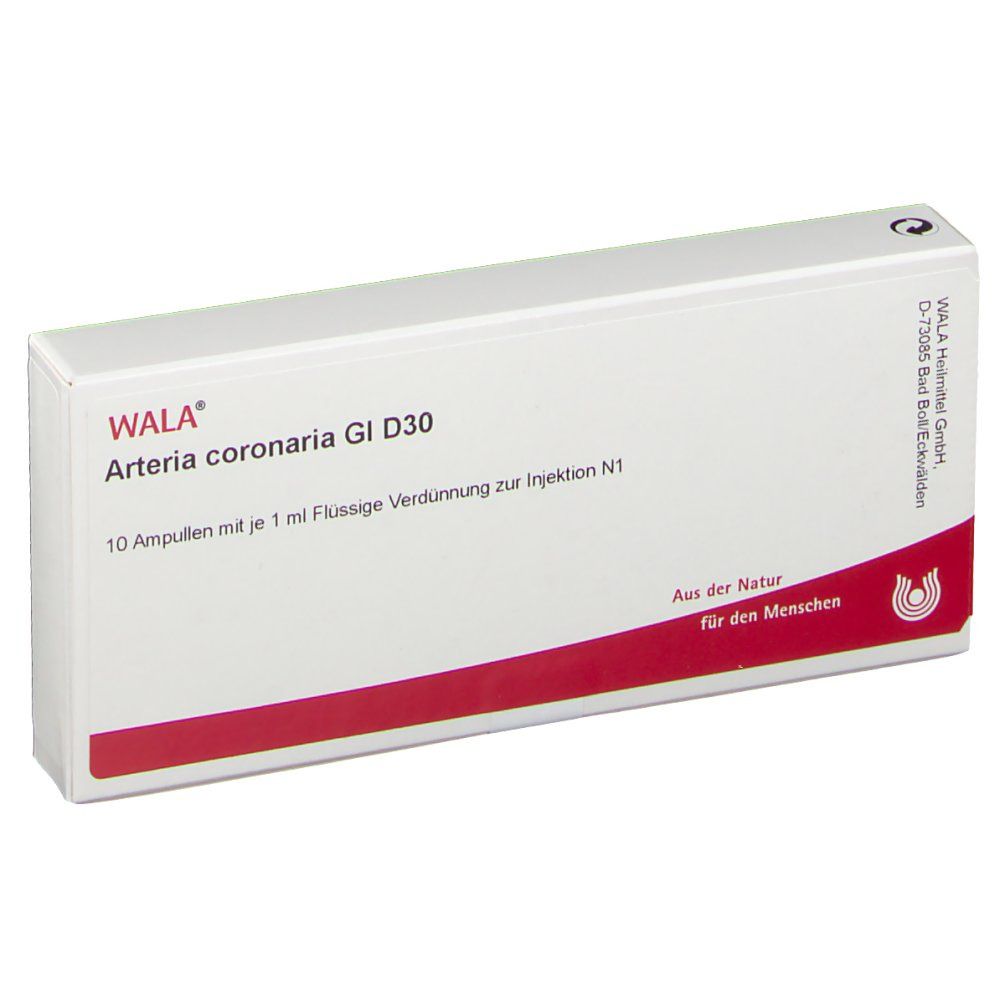 Arteria Coronaria GL D 30 Ampullen 10x1 ml