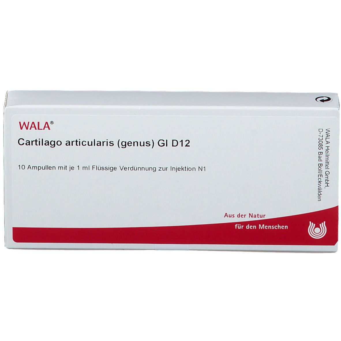 Wala® Cartilago articularis genus Gl D 12