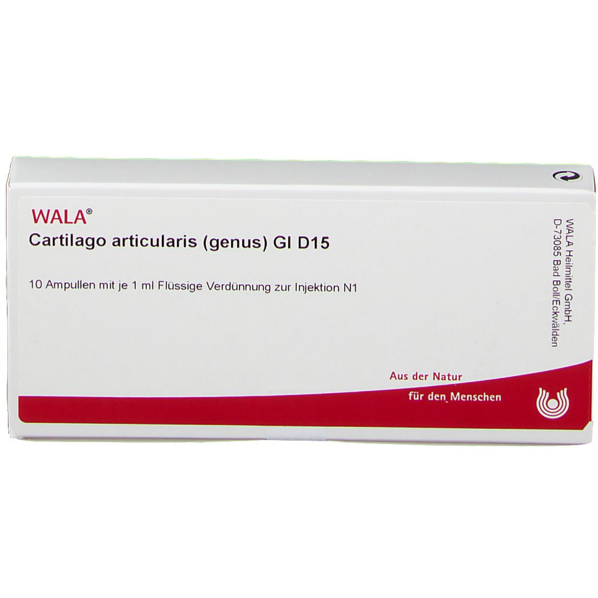 WALA® Cartilago articularis genus Gl D 15