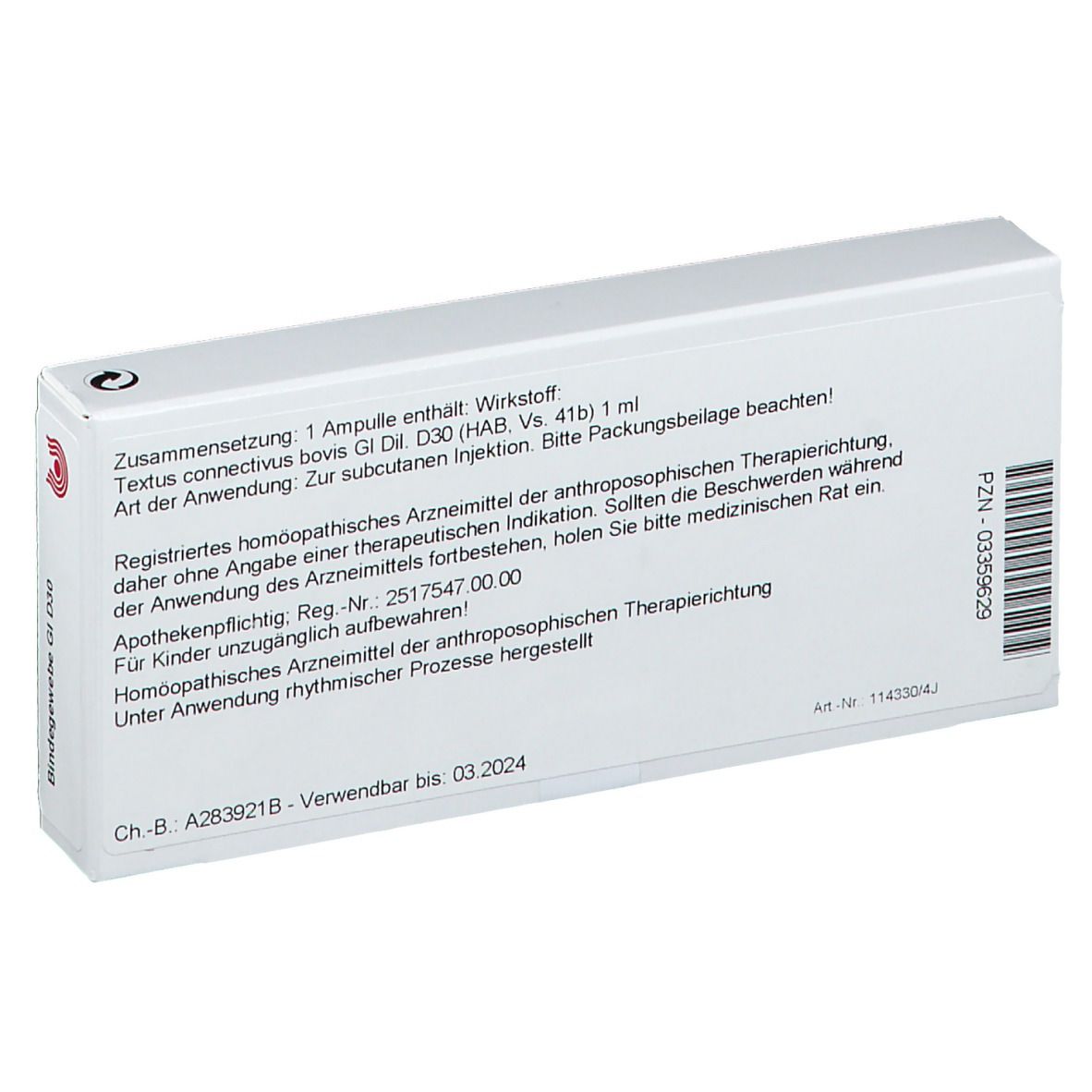 WALA® Bindegewebe Gl D 30