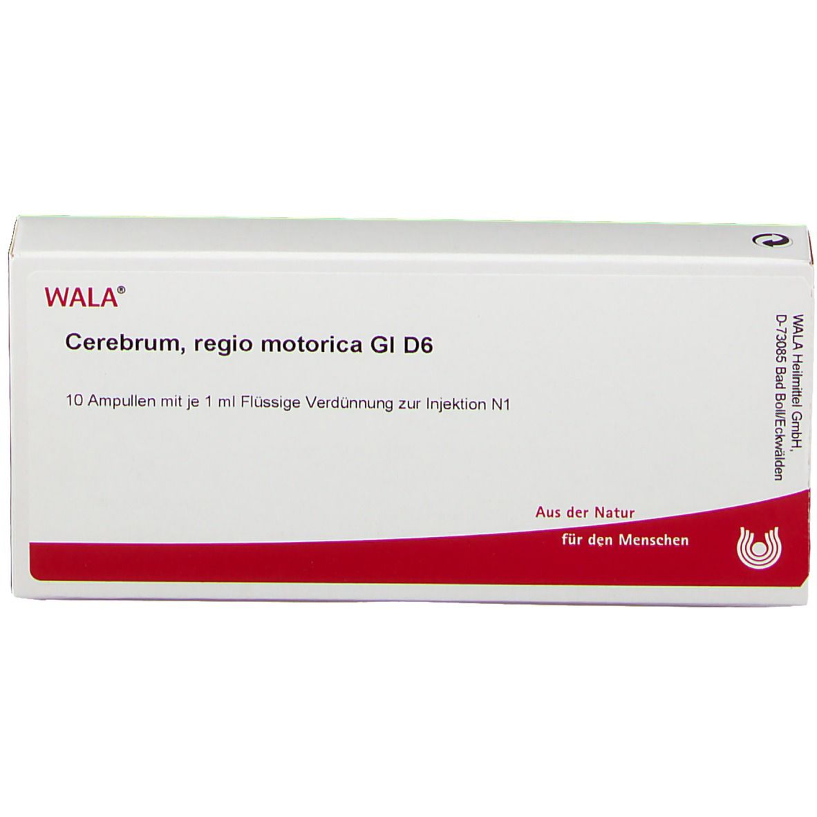 WALA® Cerebrum regio motorica Gl D 6